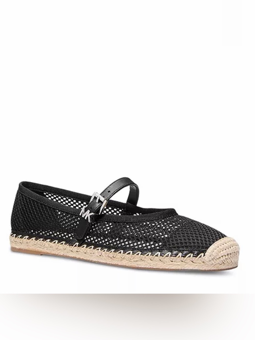 Michael Kors Black New Women's Lynn Ballet Espadrilles Size 6.5